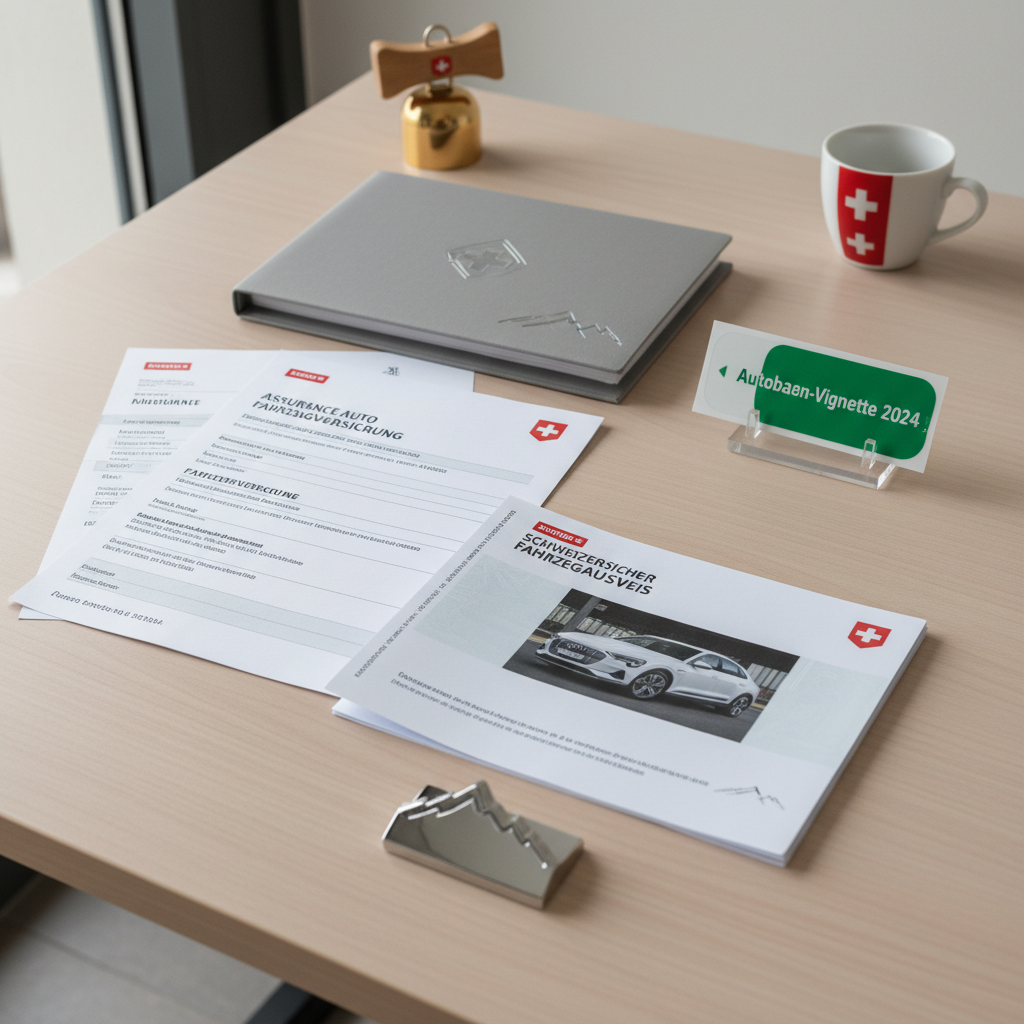 Planificateur avec lettres Scrabble "Health Insurance" et médicaments symbolisant la santé